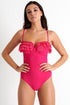 Shan Mia Mesh bandeau style one-piece