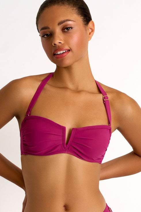 Shan Classique Bandeau bikini top