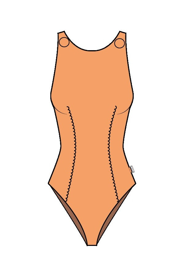 Shan Jessie High-neck one-piece