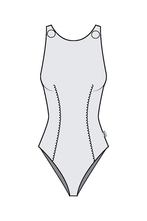 Shan Jessie High-neck one-piece