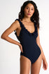 One-Piece With Fringes - 42450-06-550 4 / 550 Navy / 75% POLYAMIDE, 25% ELASTANE