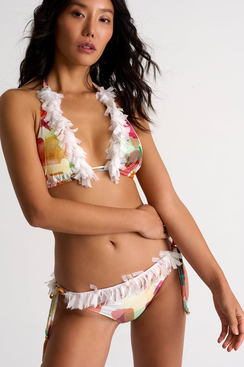 Low-Rise Bikini Bottom With Fringes - 42450-31-953 4 / 953 Lola / 75% POLYAMIDE, 25% ELASTANE