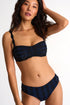 Scallop Detail Bikini Bottoms - 42457-34-550 4 / 550 Navy & Caviar / 75% POLYAMIDE, 25% ELASTANE