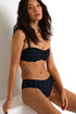 Scallop Detail Bikini Bottoms - 42457-34-550 4 / 550 Navy & Caviar / 75% POLYAMIDE, 25% ELASTANE