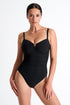 Elegant And Sophisticated One-Piece - 42460-01-800 4 / 800 Caviar / 75% POLYAMIDE, 25% ELASTANE