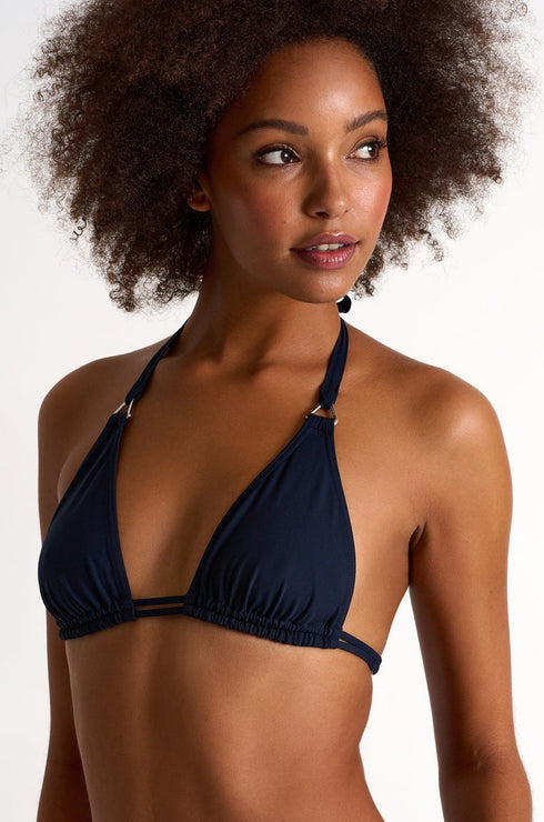 Supportive Triangle Bikini Top - 42490-17-590 4 / 590 Navy / 75% POLYAMIDE, 25% ELASTANE