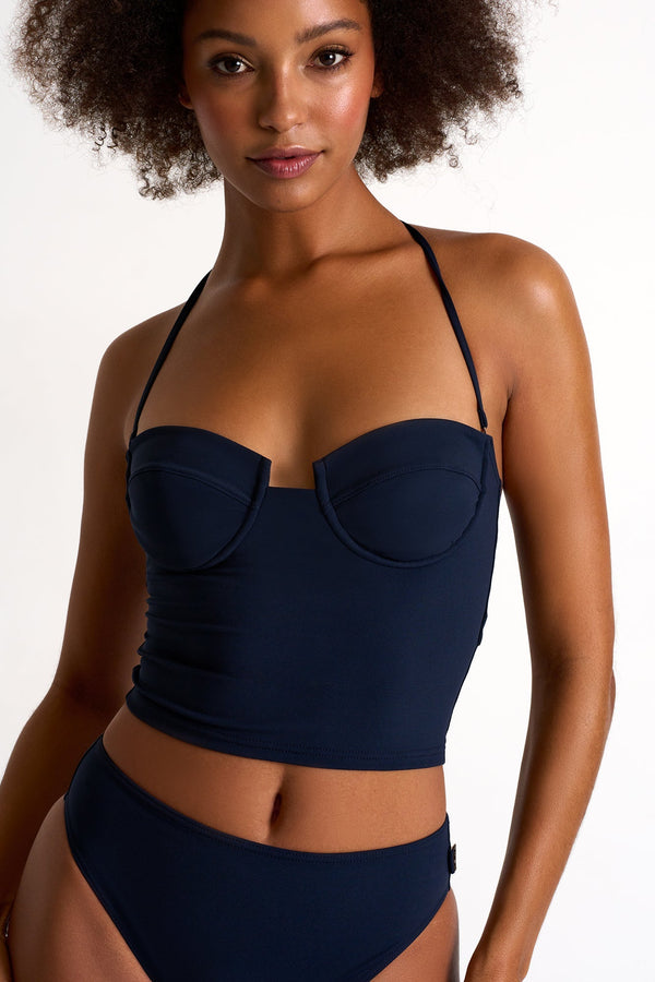 Bustier Bikini Top - 42490-24-590 4 / 590 Navy / 75% POLYAMIDE, 25% ELASTANE