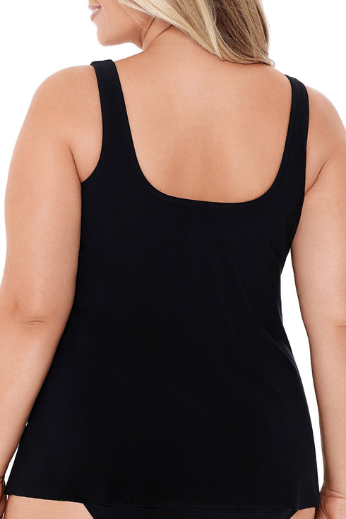MiracleSuit Illusionists Plus Size Ursula Tankini Top
