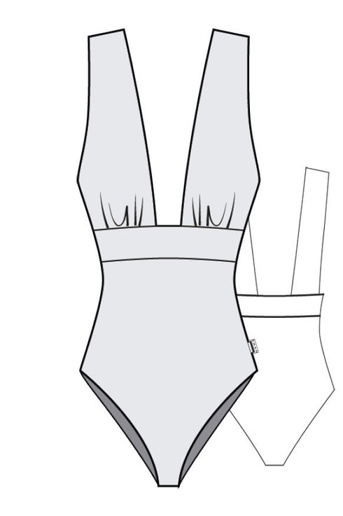 Shan Intemporel Plunging one-piece