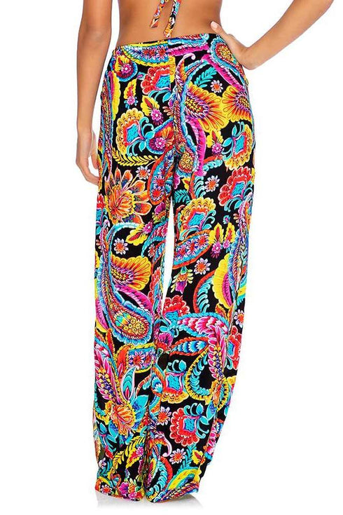 Luli Fama Moon Nights SPLIT SIDE WIDE LEG PANT