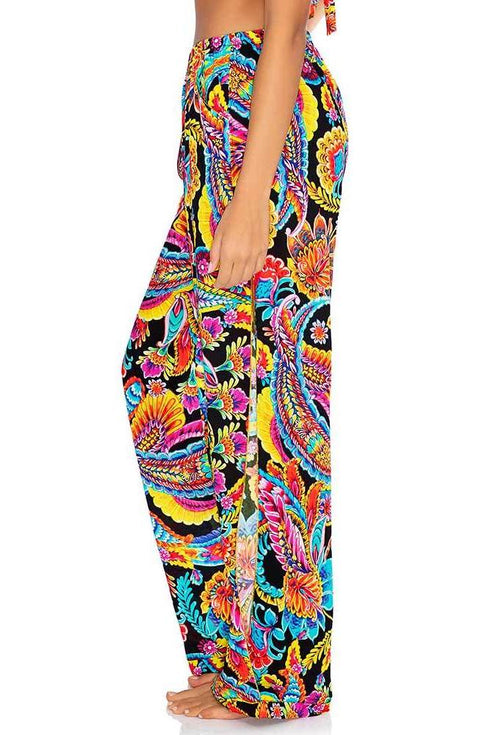 Luli Fama Moon Nights SPLIT SIDE WIDE LEG PANT