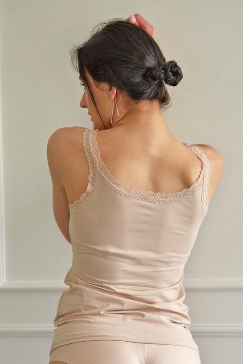 Janira Dolce Cotton WIDE STRAP WITH LACE