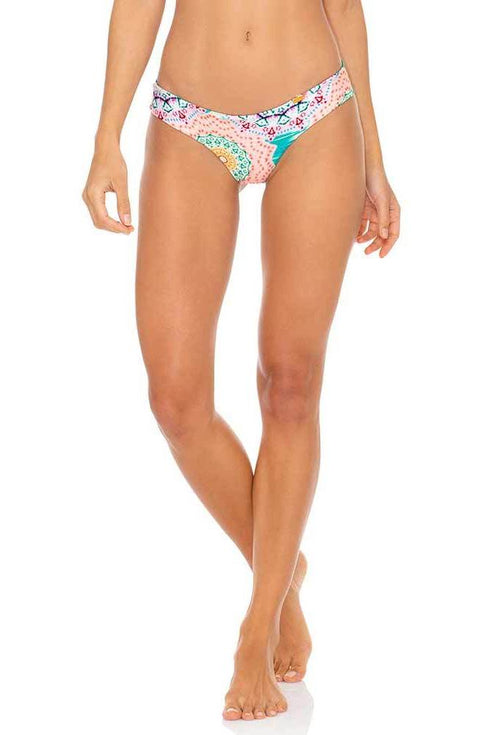 Luli Fama Caribbean Kisses REVERSIBLE WAVY RUCHED BACK BOTTOM