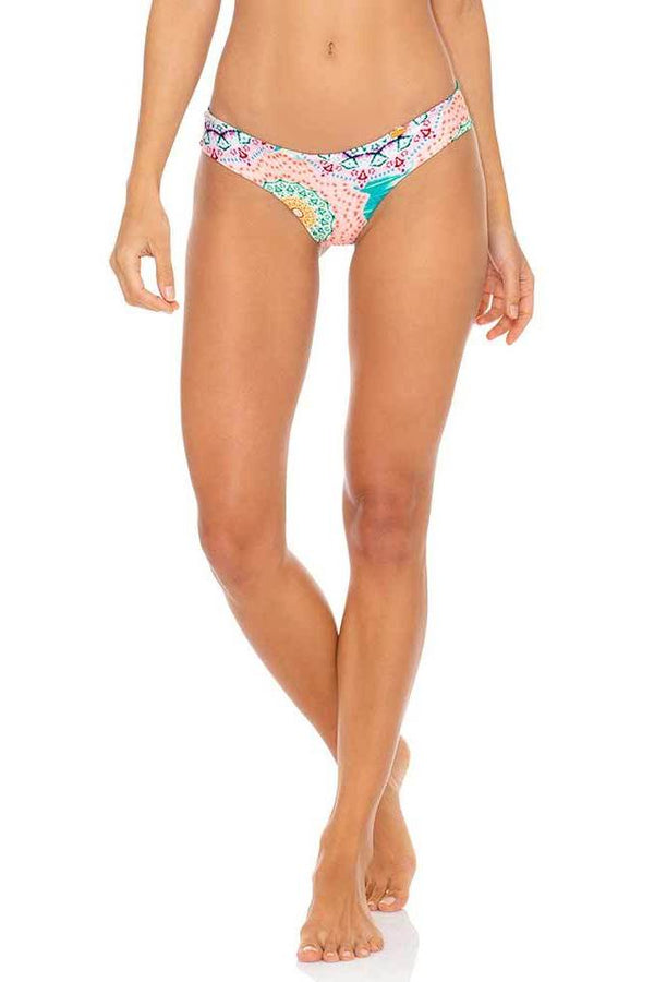Luli Fama Caribbean Kisses REVERSIBLE WAVY RUCHED BACK BOTTOM