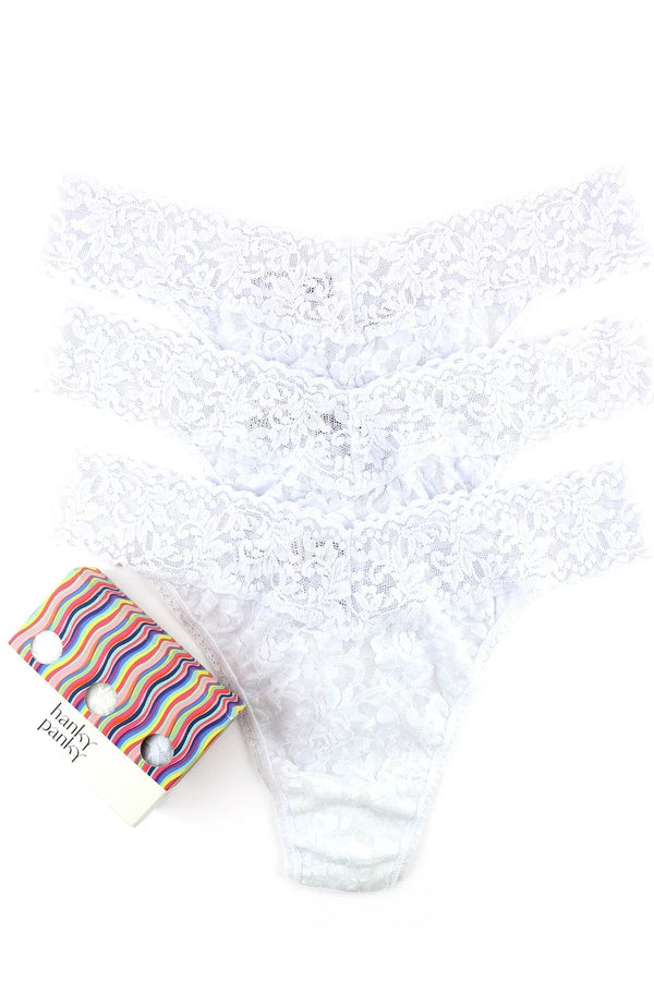 Hanky Panky  3 Pack Original Rise Thongs