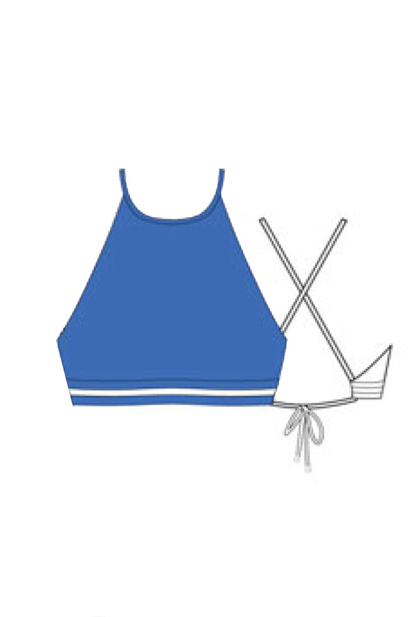 Shan Blue Africa Top