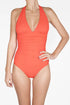 Shan Les Essentiels Classic plunging V neck one piece