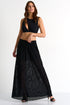 Shan Les Essentiels Mesh maxi skirt