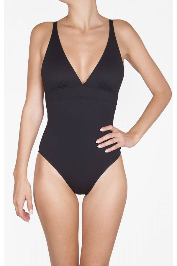 Shan Intemporel PLUNGING V NECK ONE PIECE