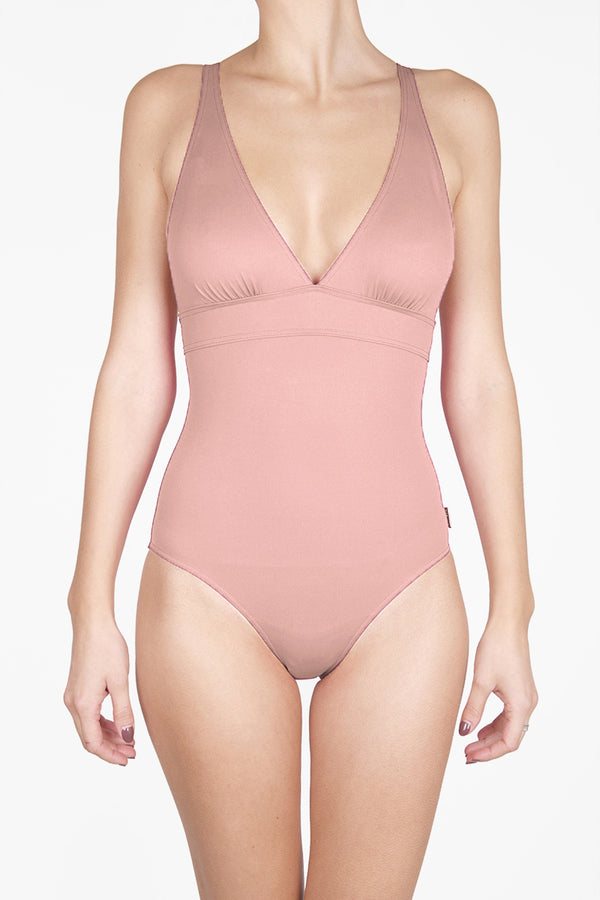 Shan Intemporel PLUNGING V NECK ONE PIECE