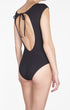 Shan Intemporel Boat neckline open back one piece