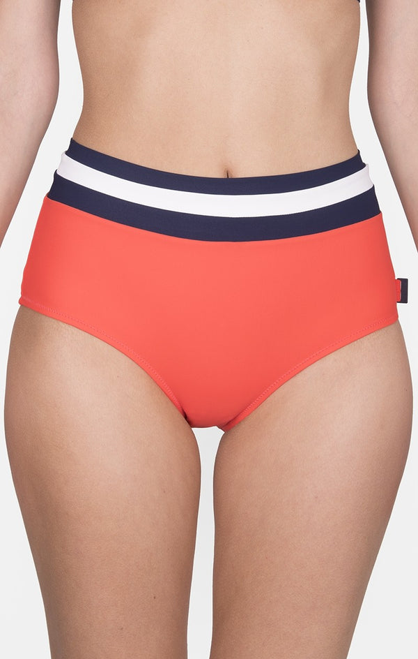 Shan Tricolore High waist bikini bottom