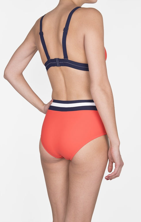 Shan Tricolore High waist bikini bottom