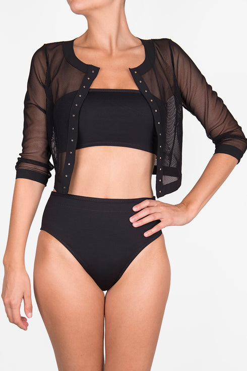 Shan So Sexy Mesh silk top