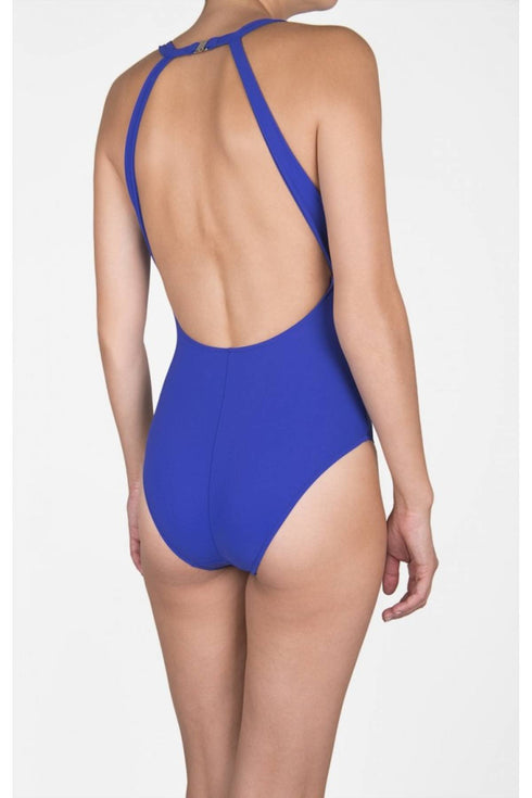 Shan So Sexy High neck open back one piece