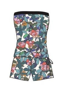 Shan Mosaic Mesh jumpsuit