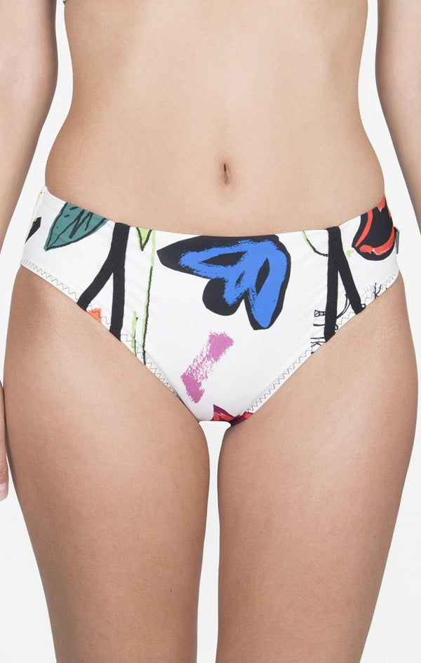 Shan Pop Art full coverage bikini bottom