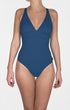 Shan Intemporel Classic plunging V neck one piece