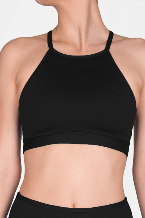 Shan Techno-graph crop-top