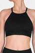Shan Techno-graph crop-top