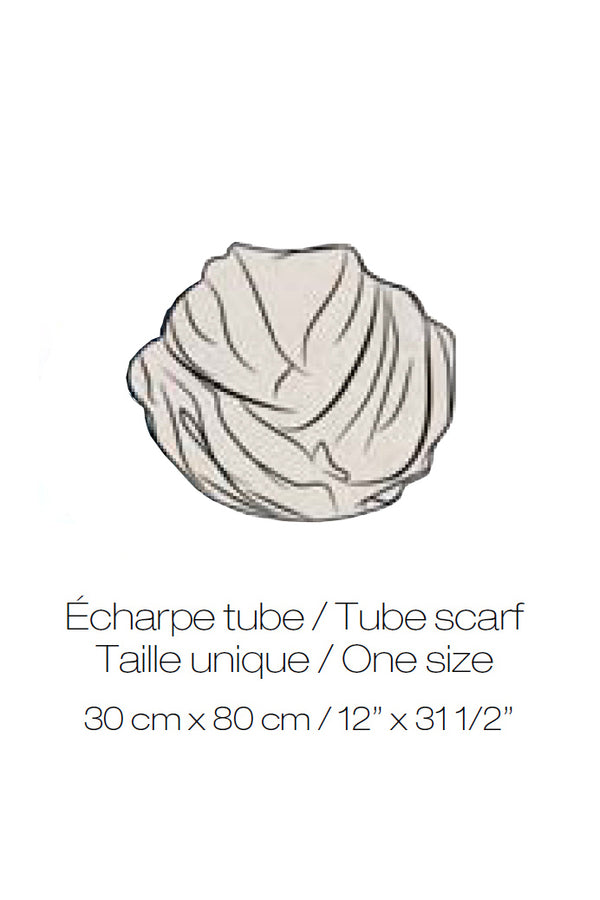 Shan Katy Tube scarf one size linen