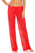 Luli Fama Corazon De Seda SCARLET BEACH PANT
