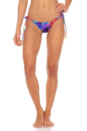 Luli Fama Isla Holbox REVERSIBLE RUCHED BRAZILIAN TIE SIDE BOTTOM