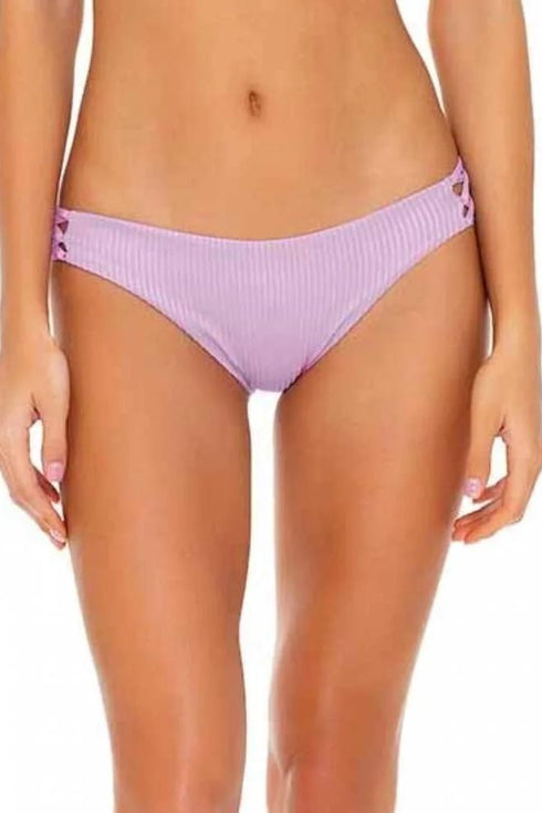 Luli Fama Orillas Del Mar Ribbed Tab Side Hipster Bikini Bottom