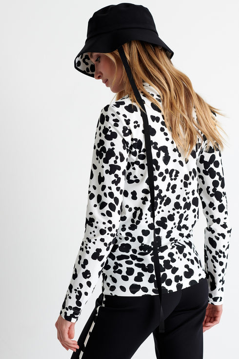 Shan Anita Long sleeve mock neck shirt