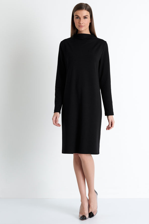 Shan Margot Mock neckline dress