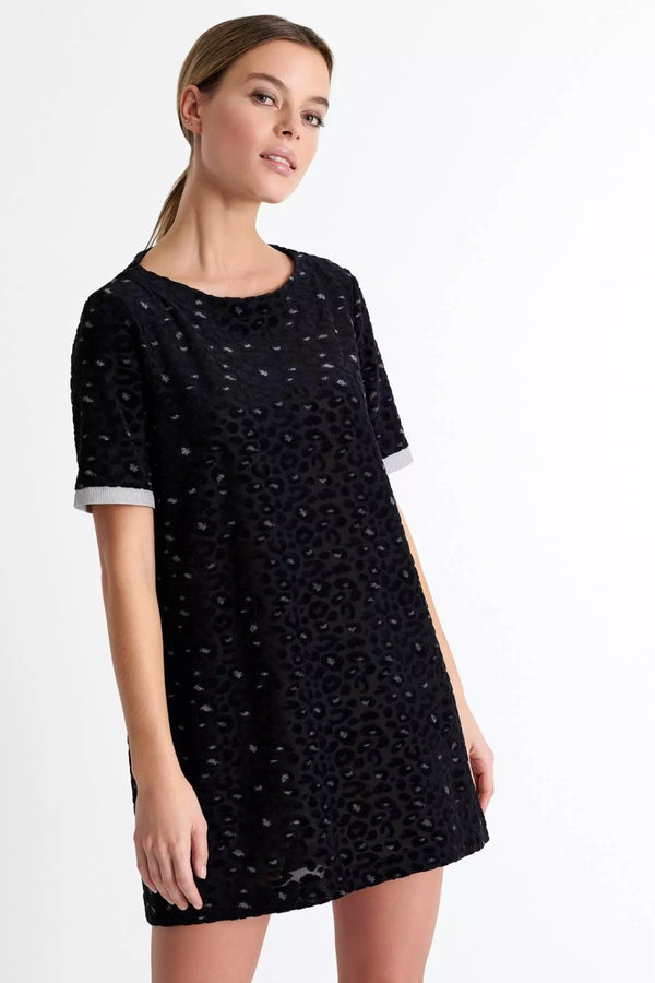 Shan Beatrice Velvet mini dress