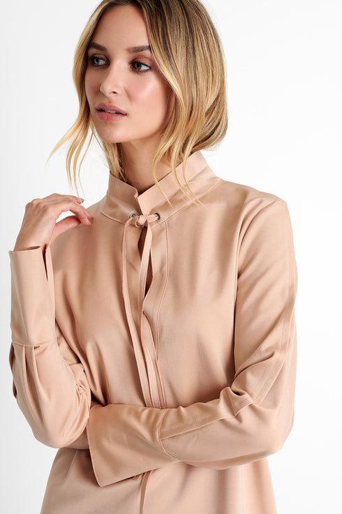 Shan Elizabeth Detailed shirt dress