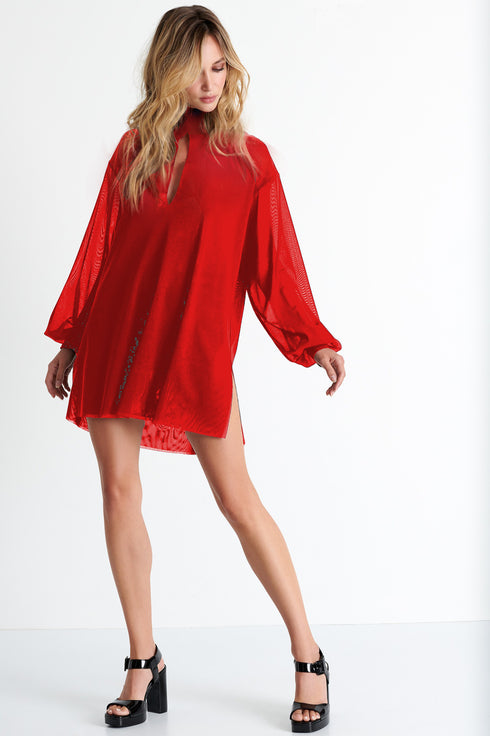 Shan Livia Modern mesh tunic