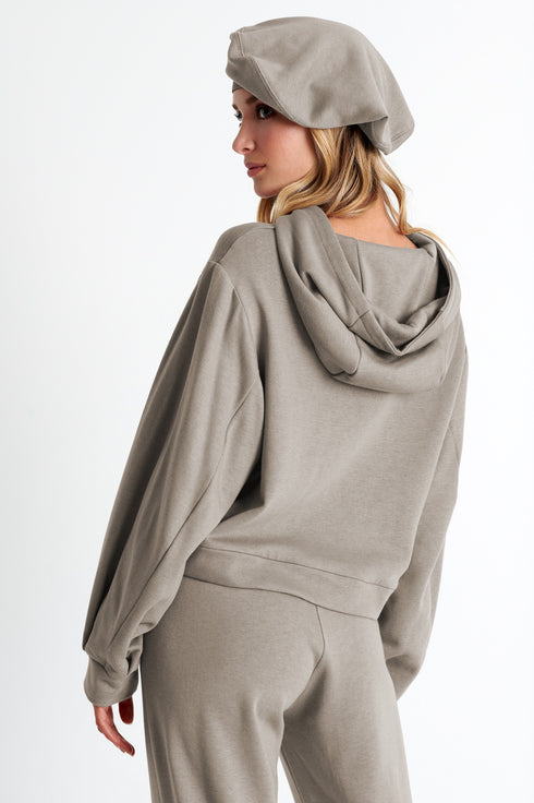 Shan Mila Puff sleeve hoodie