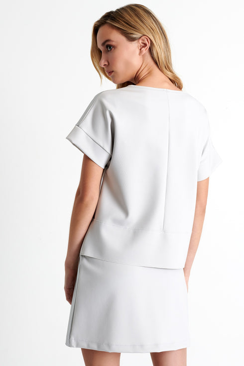 Shan Eva Vegan leather mini skirt