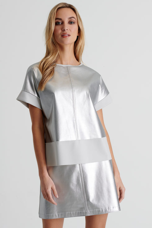 Shan Eva Vegan leather mini skirt