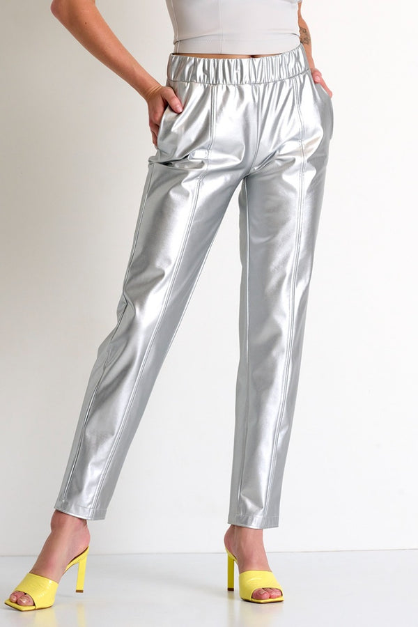Shan Eva Glamorous vegan leather pants