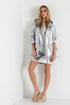 Shan Eva Hooded vegan leather jacket