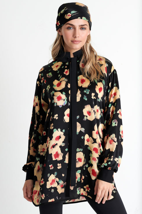 Shan Soie Puff sleeve blouse