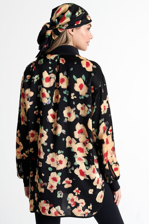 Shan Soie Puff sleeve blouse